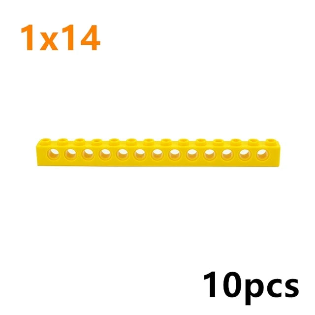 Technical Building Block MOC Combination Studded Long Beam with Hole Thick Bricks Compatible 3703 32018 3895 2730 3894 3701 3700 - CADA BRICKS®