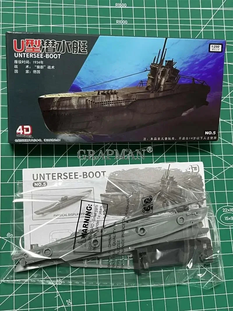 1/2000 Plastic Assemble Warship Cruiser Destroyer Submarine Model Kit WWII Yamato USS Model Ship Puzzle Military Toys For Boys