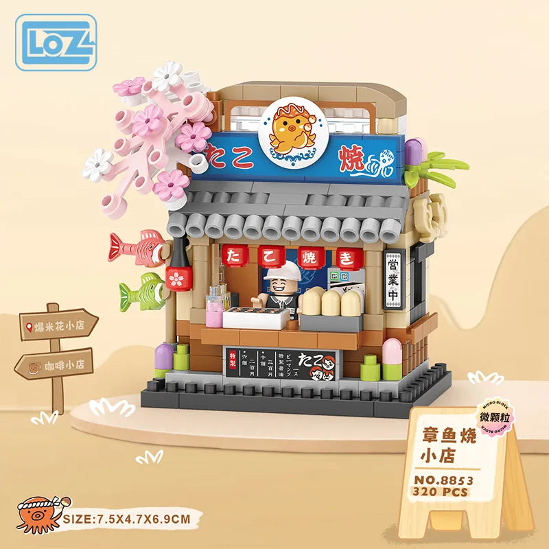 LOZ Mini Blocks Children's Toy Street Shop Micro Particles Trendy Miniature Street Scene High Difficulty - CADA BRICKS®