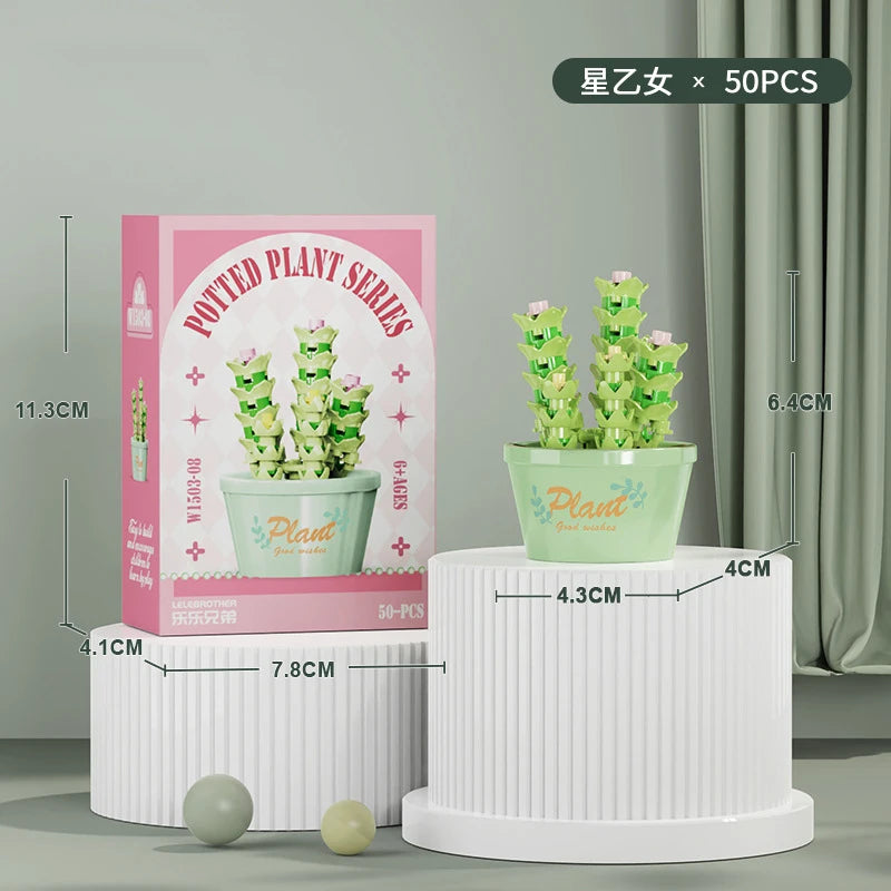 Bouquet Flower Mini Diy Building Block Toys for Children Bricks Blocks for Adults Constructor Micro Bricks Construction Set Gift - CADA BRICKS®