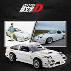 Technical Build Block 1:12 Scale Japan Racing Anime Initial D RX7 Sport Car 2.4ghz Remote Control Vehicle Toy Brick With Light - CADA BRICKS®