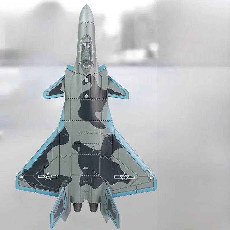 Geassembleerd Vliegtuigmodel Speelgoed voor Jongens Tank Militaire Simulatie Bouwblokken Geschenk B2 Stealth Bomber J20 Su35 Ghost