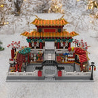 1932pcs MOC Chinese New Year Series Temple Modular Classic Architecture DIY Model Building Blocks Birthday Toys Gift