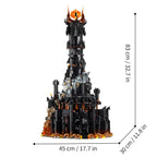 Black Tower Dark Model Building Blocks Kit Bricks Creative Icons MOC Brick Decor Toys For Kids Adult Collection Gifts 5471Pcs