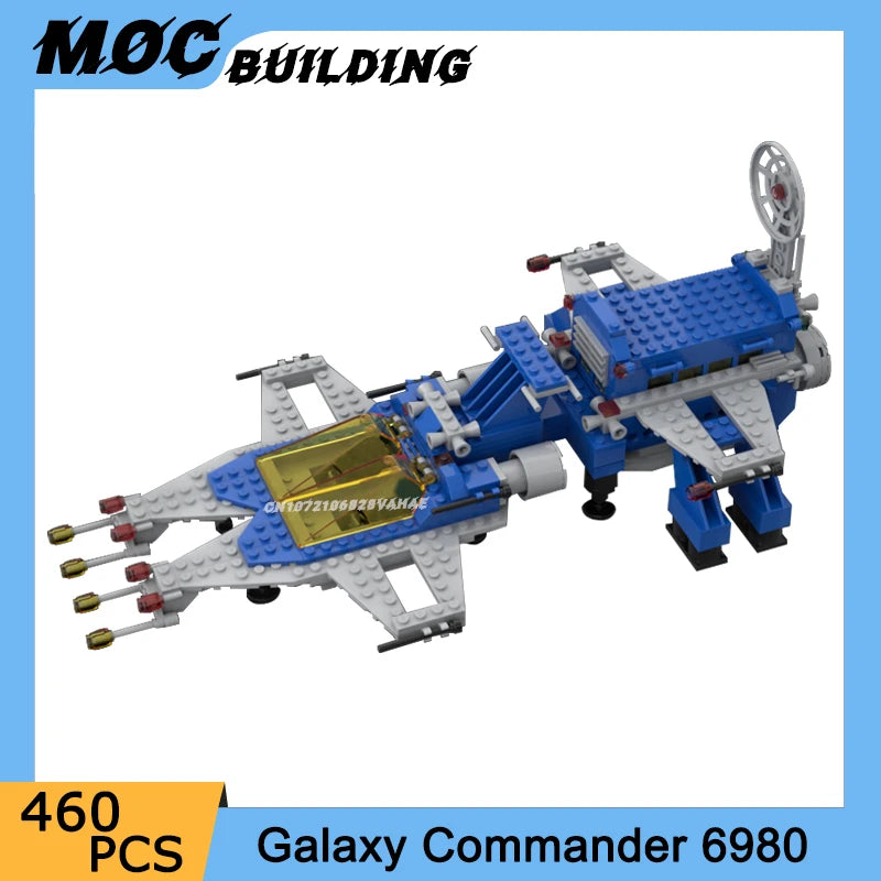 MOC Building Blocks Classic Space Station Series Small Moon Buggy Rocket Car Creative Shuttle-Craft Toys DIY Bricks Xmas Gifts