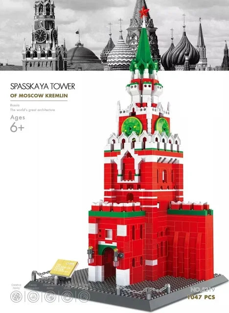 MOC World Famous Architecture Edifice Opera House Building Blocks Villa Savoye Bridge Tower Toy Children Birthday Christmas Gift - CADA BRICKS®
