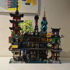 Moc Building Blocks City Retro Fantasy Architecture Model Ninja Tower Technology Module Building Blocks Toy DIY Set Assembly