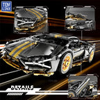 ToylinX 1:14 Supercar Building Block Toy Optional Power Group 14+ Technology Design Christmas Gift for Adults and Kids With Box