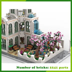 MOC Building Blocks Botanical Garden Urban Architecture Landscape Model DIY Bricks Creative Assembly Toys Xmas Gifts 2241PCS