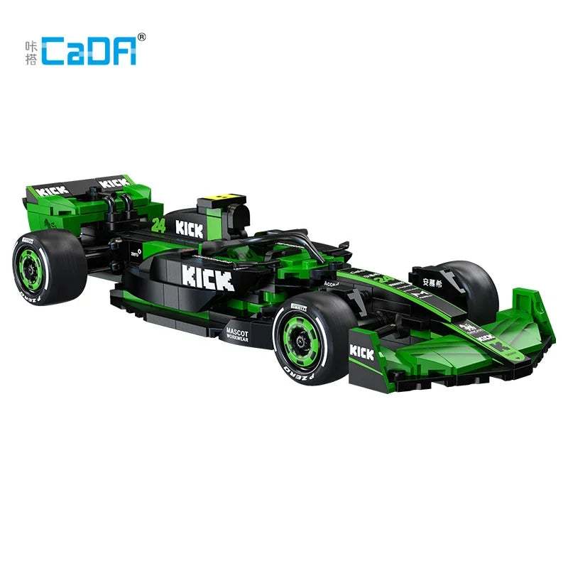 CADA KICK Sauber Team C44 Formel 1 F1 Teknisk Racingbil Nummer 24 Sportsbil Byggeklosser Bilklosser Leker Feriegaver