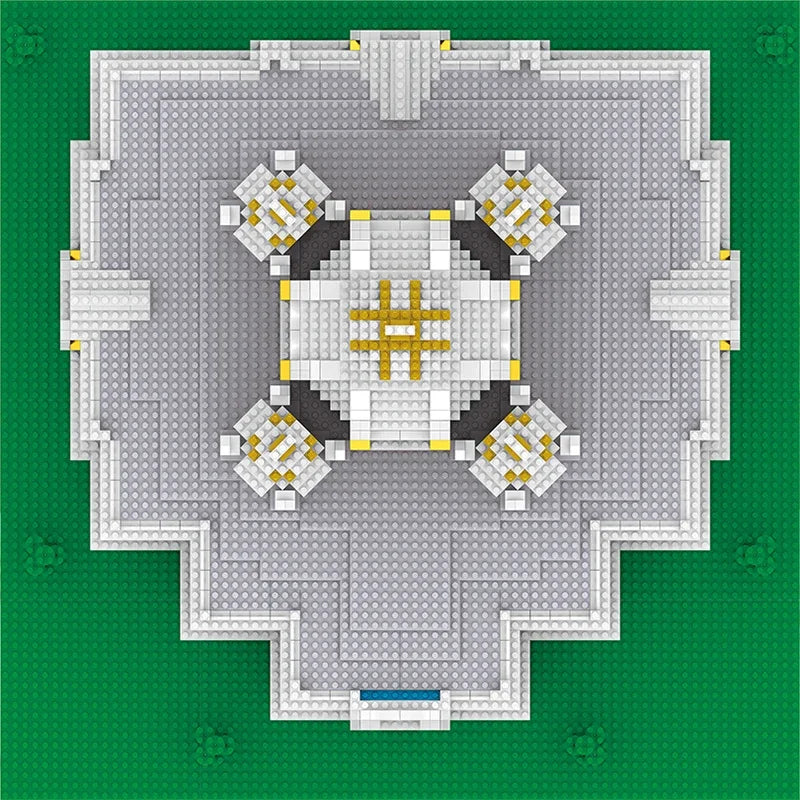 3737 STUKS Smolny Kerk Model Bouwstenen Wereldberoemde Attracties Architectonisch Straatbeeld Bakstenen Kinderen Doe-Het-Zelf Speelgoed Vakantiecadeau