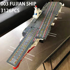 SEMBO Shandong Aircrafted Carrier Modular Building Blocks Military Navy Battleship Model Bricks WW2 Soldiers Toys For Kid Gift - CADA BRICKS®