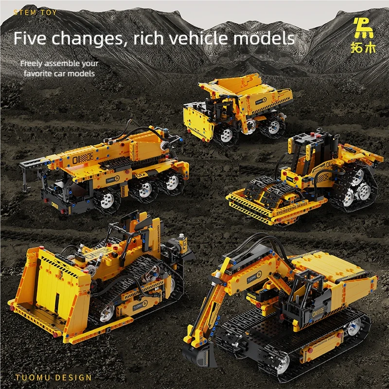 Original Multi-Axis Robotic Arm Building Blocks, Programmable via Smartphone, Remote Control, for Interactive STEM Learning