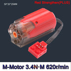 Technical Electronic Building Block MOC Refit Accessories Micro-motor RC Power Functions Parts Creative DIY Car Bricks Kids Toys - CADA BRICKS®