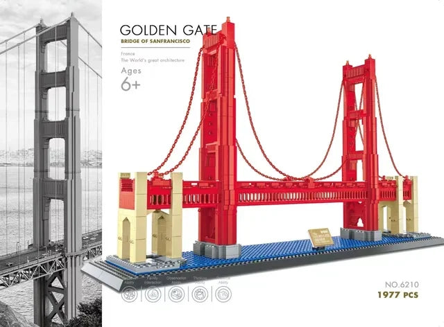 MOC World Famous Architecture Edifice Opera House Building Blocks Villa Savoye Bridge Tower Toy Children Birthday Christmas Gift - CADA BRICKS®