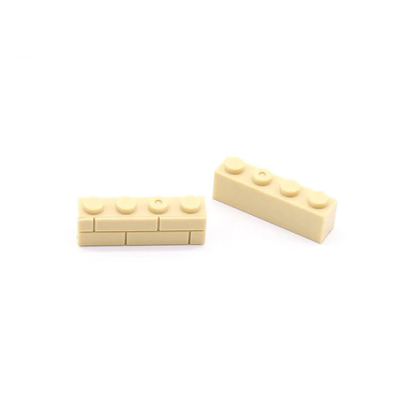 Small Particles Thick Wall Bricks 1x2 1x3 1x4 Dots Bulk Accessories Doors Windows DIY Building Blocks Educational Toy for Kids