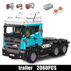 13203 Tractor Truck 2060pcs Building Blocks Technical Scanias High-Tech City Heavy Truck Car Toys For Children Birthday Gift - CADA BRICKS®