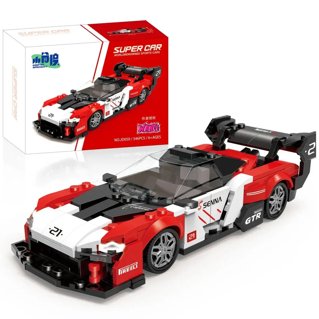 11 Types Speed Champions Car Hypercar Building Blocks MOC Construction Bricks Famous Sport Vehicle Toys Gift For Children Kids - CADA BRICKS®