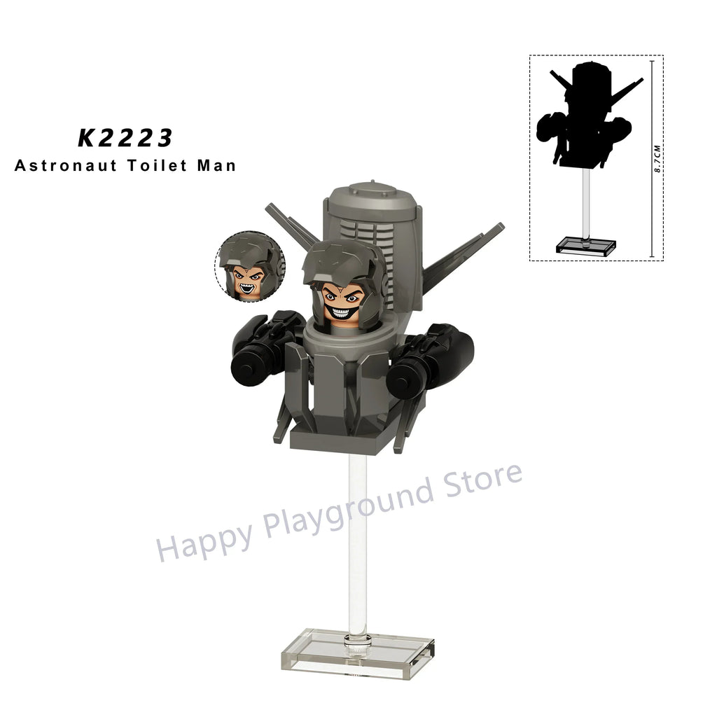 New KDL SWAT Skibidi Toilet Man Figures Anime Block Toys TvMan Titan Cameraman Speakerman Bricks Model Toy For Kid Birthday Gift - CADA BRICKS®