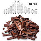 122pcs Thick Figures Bricks 12 Size DIY Building Blocks Educational Creative Size Compatible With 3001 Plastic Toys for Children - CADA BRICKS®