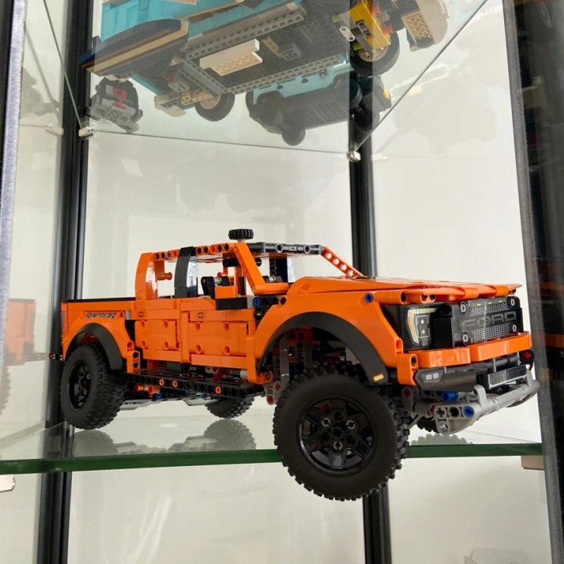 Technical 1:10 F-150 Forded Raptors Off-road Vehicle Building Blocks Pickup Truck Car Model Assemble  Bricks Toys for Kids Gift