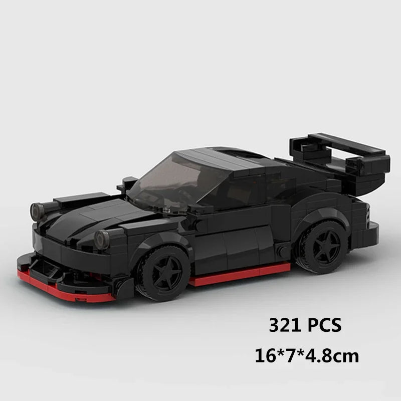 MOC Speed Champions Super Race Car F1 Great Vehicle Racing Model Building Blocks Bricks Sports Pickup Truck City Technique Toy - CADA BRICKS®