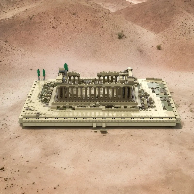1513pcs MOC Ancient Architecture Series Parthenon Classical Temple Design DIY Model Building Blocks Birthday Toys Gift
