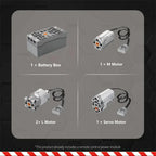 2950PCS Technical Truck Crane Vehicle Building Blocks Hook Lifting Truck Car Trailer Tow Model Bricks Toy For Kids Holiday Gifts