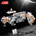 Modèle de bloc de construction du module central de la station spatiale de la série d'exploration spatiale JAKI, jouet de construction pour garçons, cadeau d'anniversaire