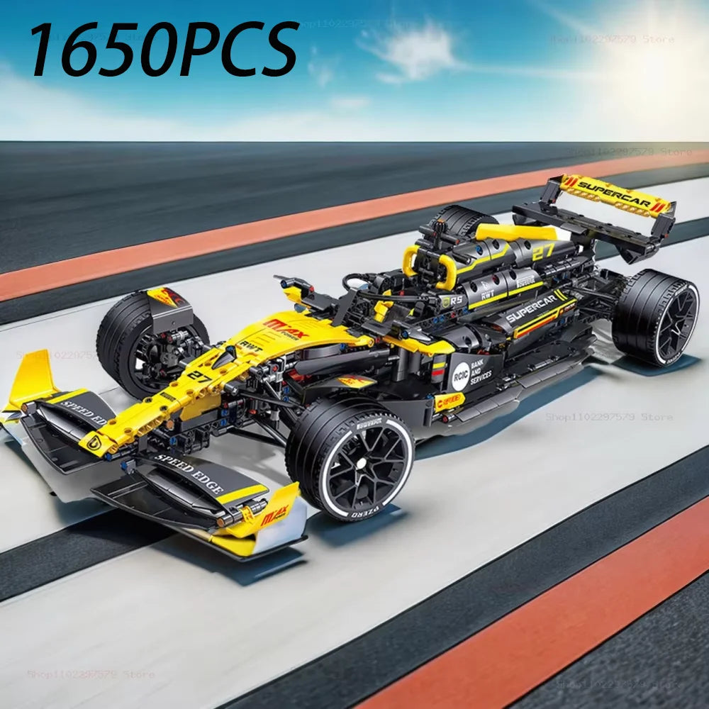 2025 NEW Technical Super Racing 1:8 Formula Building block Racing F1 kit Assembly Model Bricks Toy Adults Children Birthday Gift - CADA BRICKS®