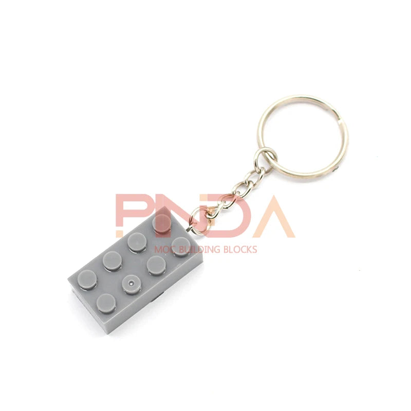 10Pcs MOC 2x4  Key Chain  Building Blocks Creative Gift  with MOC Brick Keychain Bricks Plate Compatible - CADA BRICKS®