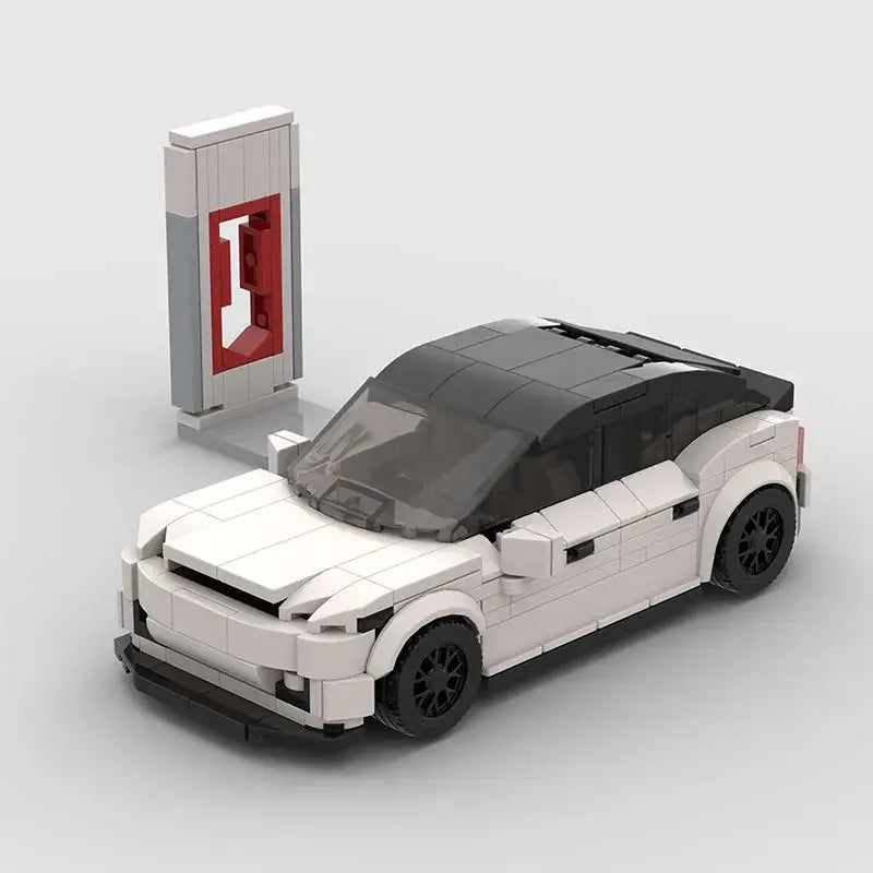 Electric Vehicle Model Car Bricks Expert Technical MOC Teslaed Model3 X S and Cybertruck Building Block Toys Best Birthday Gifts - CADA BRICKS®