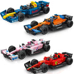 2025 Formula 1 Racing City Speed Champion F1 Building Blocks Vehicle Set FIA Classic Sports Car Model Bricks Kids Toy adult Gift