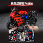 W MAGAZYNIE K31002 MOC Techniczny motocykl GSX-R1000R w skali 1:6 Klocki konstrukcyjne Klocki do składania zabawek dla chłopców Zestaw prezentowy na Boże Narodzenie