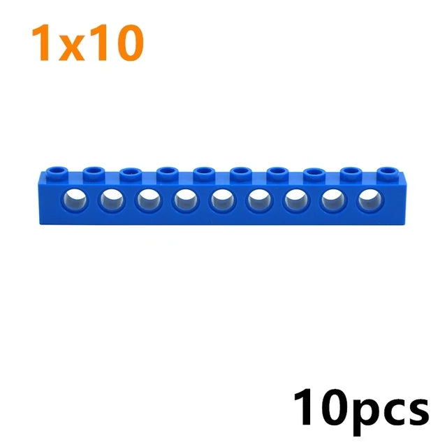 Technical Building Block MOC Combination Studded Long Beam with Hole Thick Bricks Compatible 3703 32018 3895 2730 3894 3701 3700 - CADA BRICKS®