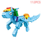 Pony War Mini Model Action Figure Kawaii Building Blocks Compatible Zoon Anime Cities Christmas Hallowmas Birthday Toys Gifts - CADA BRICKS®