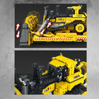 Technical Car APP Remote Control Moter Power Mechanical Bulldozer Building Blocks Brick Engineering Truck Toys Kid Moc Set Gifts