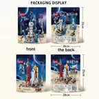 Modello di Spazioporto Aeronautico Centro di Lancio Razzi Space Shuttle Costruzione Blocchi da Costruzione Astronave Mattoncini per Bambini Giocattoli Creativi