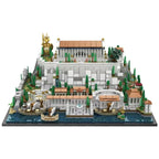 MOC 2025 New Greece Acropolis of Athens Castle Building Blocks Parthenon Amphitheatre Tower Architecture Brick Toy Children Gift