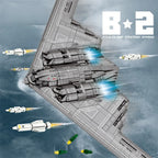 Blocchi da Costruzione Militare Tecnico USA B2 Ghost Stealth Ghost Bombardiere Caccia Modello Missile Speciale Seconda Guerra Mondiale WW2 Mattoncini Giocattoli per Bambini