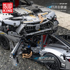 Mould King 13126 APP RC AMGED GT R 1:8 Super Sport Car C63 Technicial Accessories Building Blocks Bricks Toys For Kids Gifts