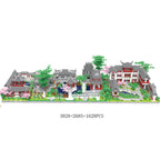 Chinese Famous Architecture Micro Diamond Block China Suzhou Dream Garden 3in1 Build Brick Toy Figure Model Nanobrick For GiftS