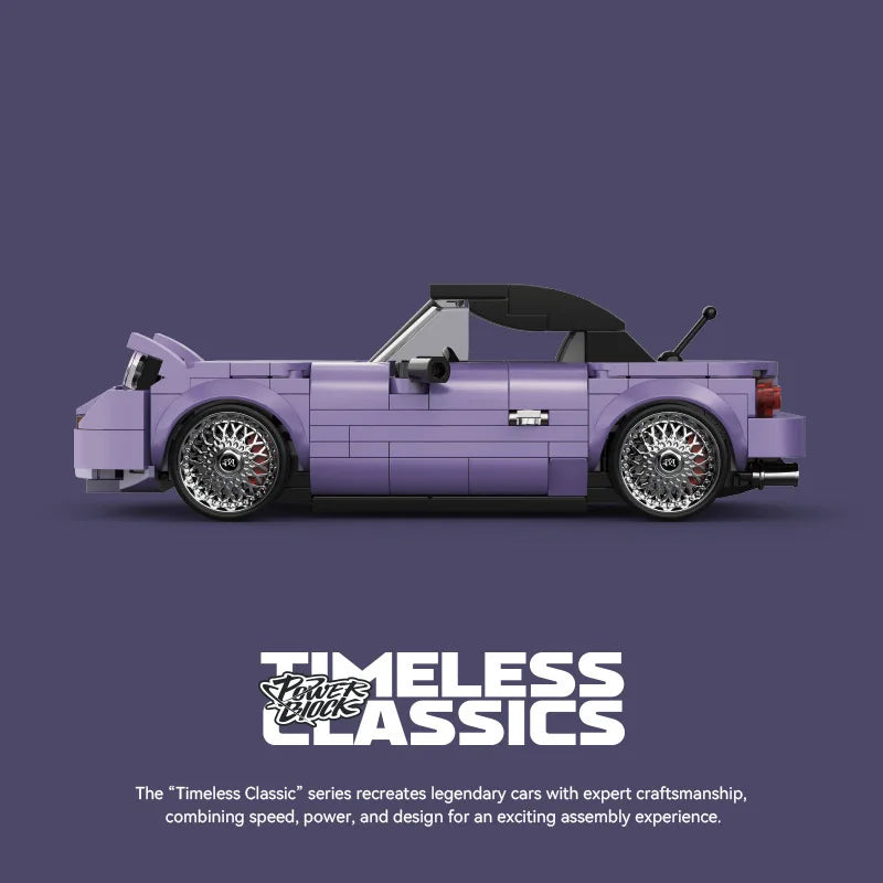 PB Creative City Retro Auto Bausteine T1 Campervan Käfer Camper Auto Bausteine Mini Camper Modell Spielzeug Kinder Weihnachtsgeschenke