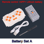 Technical Electronic Building Block MOC Refit Accessories Micro-motor RC Power Functions Parts Creative DIY Car Bricks Kids Toys - CADA BRICKS®