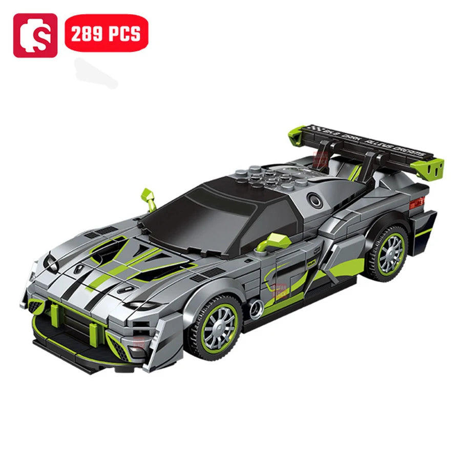 SEMBO BLOCK BK8 City Sports Car Racing Model Assembly Building Block Technology Supercar Vehicle Bricks Toys Boys Birthday Gifts - CADA BRICKS®