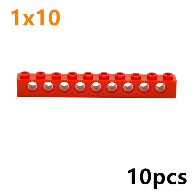 Technical Building Block MOC Combination Studded Long Beam with Hole Thick Bricks Compatible 3703 32018 3895 2730 3894 3701 3700 - CADA BRICKS®