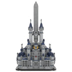 MOC Classic Architecture Chateau Bugatti Molsheim Building Blocks Model Fantasys IX Alexandria Castle Bricks Toy for kids Gift