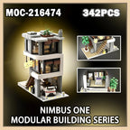 MOC-216452  Nimbus ONE | Modular Building Series Creative Modern Luxury Villa Assembly Model Miniature Brick House Gift 342PCS