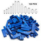 122pcs Thick Figures Bricks 12 Size DIY Building Blocks Educational Creative Size Compatible With 3001 Plastic Toys for Children - CADA BRICKS®