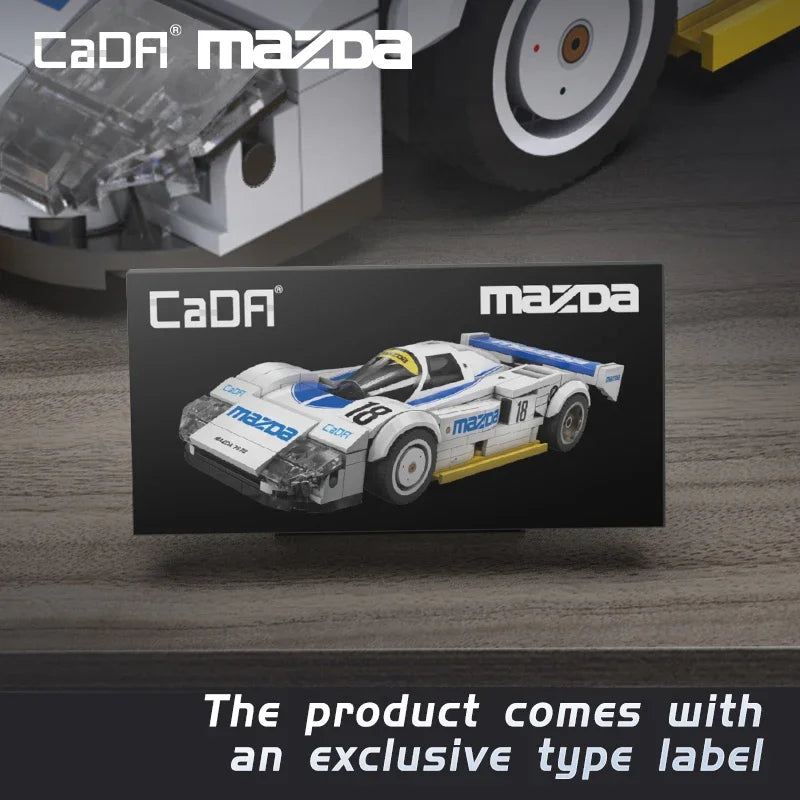 Cada 1:24 Technical Drift Racing Car C42 Sports Car Model Building Blocks City Endurance Sports-Car Bricks Toys For Kid Gifts - CADA BRICKS®